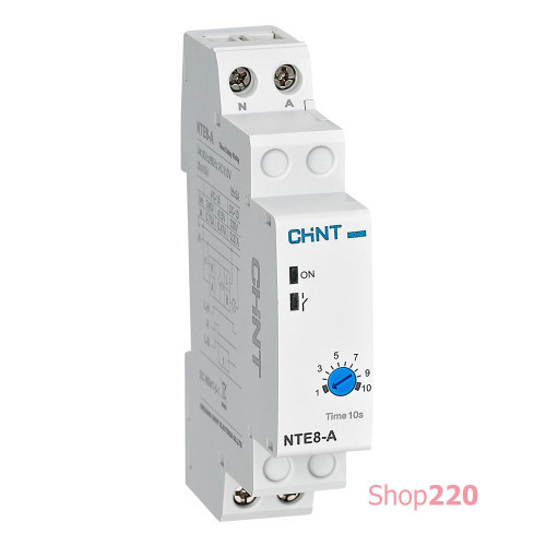 Реле задержки времени на отключение, 1NO, AC230V, NTE8-A 1s-10s Chint 258326