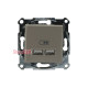 USB розетка, бронза, EPH2700269 Schneider Electric Asfora