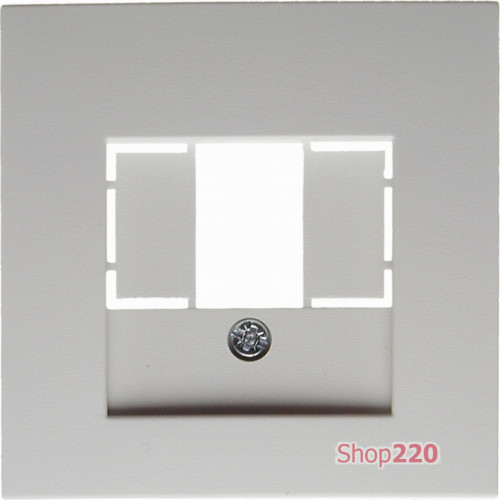 Накладка для аудио и USB розеток, полярная белизна, S.1 Berker 10338919