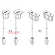 Розетка USB тип А+С в стол/мебель, белый, Versapick ASA ASA-060.29Z.00059