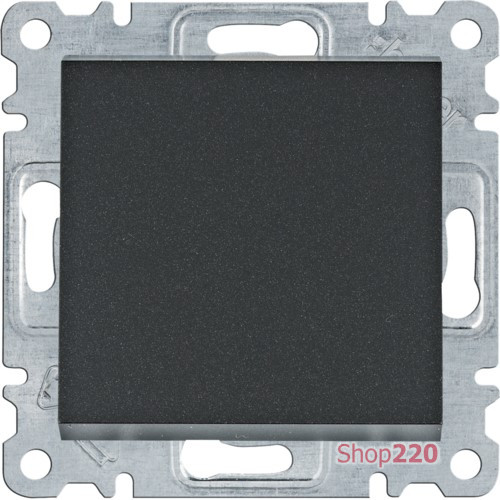 Выключатель проходной, черный, Lumina WL0023 Hager