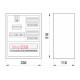 Щит для 3ф. счетчика + 24 модуля, навесной, e.mbox.stand.n.f3.24.z.e Enext s0100052