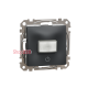 Датчик движения с кнопкой, черный, Sedna Design SDD114504