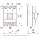 Силовой автомат 630 А, трехфазный, 70кА, e.industrial.ukm.630S.630 Enext i0010011