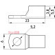 Кабельный наконечник 6 мм кв под пайку, луженая медь, e.end.stand.c.6, D5.2 Enext s19016