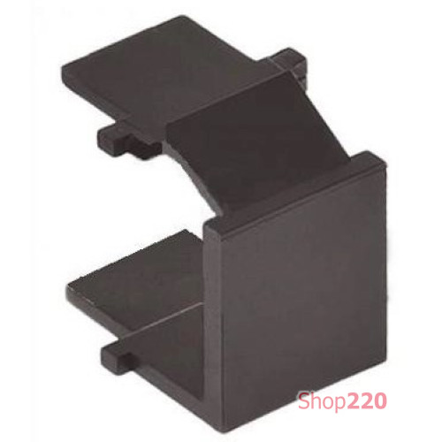 Заглушка под RJ45 типа Keystone, графит, Basic Simon