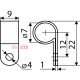 Скоба кабельная CHS 5/16R (100 шт.) A0150140004