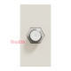 Розетка Coaxial F-type, бежевый, 1 модуль, Unica New Schneider NU346844