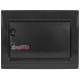 Щит черного цвета на 8 модулей, встраиваемый, e.plbox.pro.w.08b.black ENEXT CP12908B