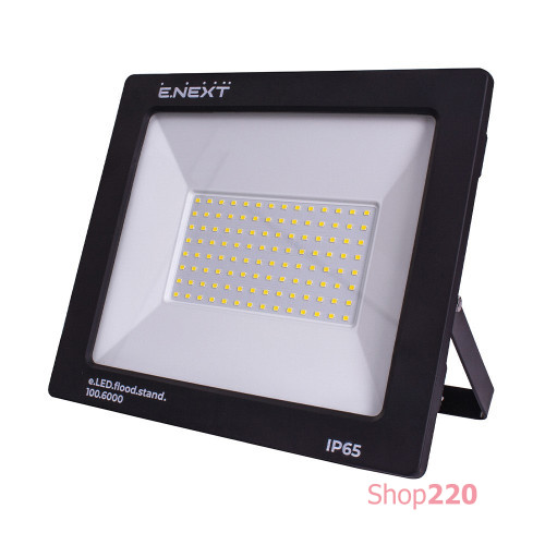 Прожектор светодиодный 100Вт, 6000К, e.LED.flood.stand.100.6000 ENEXT l0790005