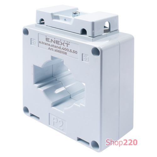 Трансформатор тока 400/5 А, класс 0.5, габарит 50, e.trans.stand.400.5.50 ENEXT s065108