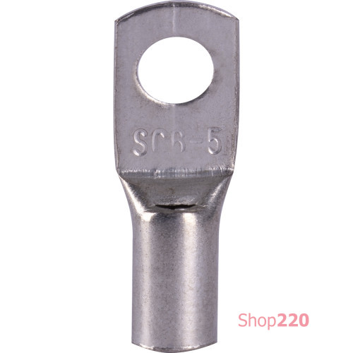 Кабельный наконечник 6 мм кв под пайку, луженая медь, e.end.stand.c.6, D5.2 Enext s19016