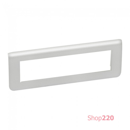 Рамка 8 модулей, алюминий, Mosaic New Legrand 079318L