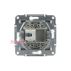 Розетка компьютерная RJ45, антрацит, EPH4300171 Asfora Schneider
