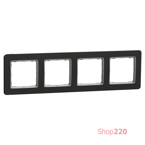 Рамка 4-поста, матовый титан, Sedna Design Schneider Electric SDD372804U
