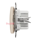 Розетка USB тип A+C 2,4A, бежевый, Sedna Design SDD112402