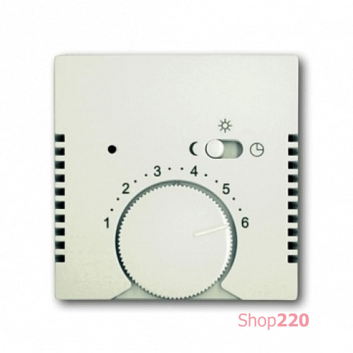 Накладка для терморегулятора теплого пола, белый шале, ABB 1795-96-507 Basic 55