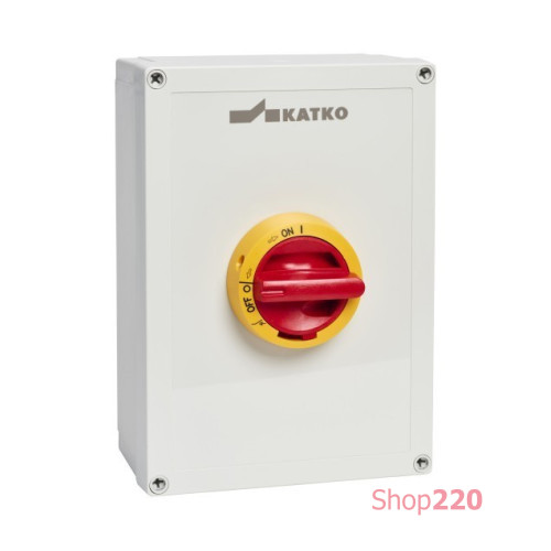 Выключатель безопасности 100А AC23 / 100A AC-23, 690В, (55 кВт) в защитном корпусе IP66 Katko KEM 3100 YR M4