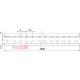 Гребенка соединительная 1-полюсная, 1 метр, e.bc.stand.1.100 Enext s017004