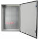 Корпус с монтажной панелью металлический 100*65*30 см, IP65, серии UBox A0260020058