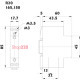 Контактор модульный тихий, 25А, 220В, 1но, R 25-10 230V, ETI 2463500