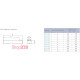 Розеточный блок на 4 (5) розетки К45, пустой, алюминий, Ofiblock COMPACT Simon KFC104/14