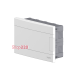 Электрический щит на 12 модулей, врезной, белая дверь, Easy9 EU Schneider Electric EZ9EUB112