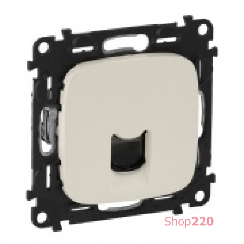 Розетка компьютерная RJ45, слоновая кость, Valena ALLURE 753840 Legrand