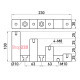 Изолятор ступенчатый 700A, e.step.cj4-30 Enext s054104