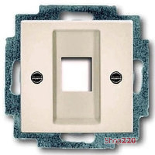 Накладка для компьютерной розетки, слоновая кость, ABB 2561-92-507 Basic 55