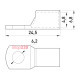 Кабельный наконечник 10 мм кв, медь, e.end.stand.c.10 Enext s19001