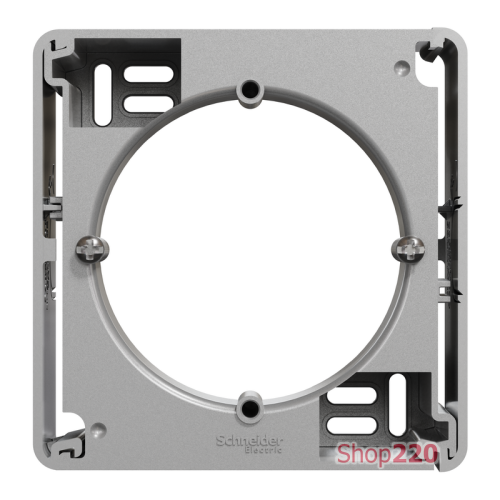 Коробка для накладного монтажа 1 пост, алюминий, Sedna Design SDD113901