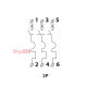 Модульный автоматический выключатель 6А 3р, С, 6kА, UTrust A0010210077