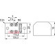 Клеммная колодка защищенная 15А, 12 полюсов, e.tc.protect.15.12 Enext p056005