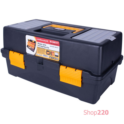 Ящик для инструмента, 17" 410x230x190мм 410x230x190мм, e.toolbox.pro.03 Enext t011003