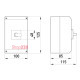 Пакетный переключатель 1-0-2 в корпусе, 20А, 4 полюса, e.industrial.sb.1-0-2.4.20 Enext i0360012