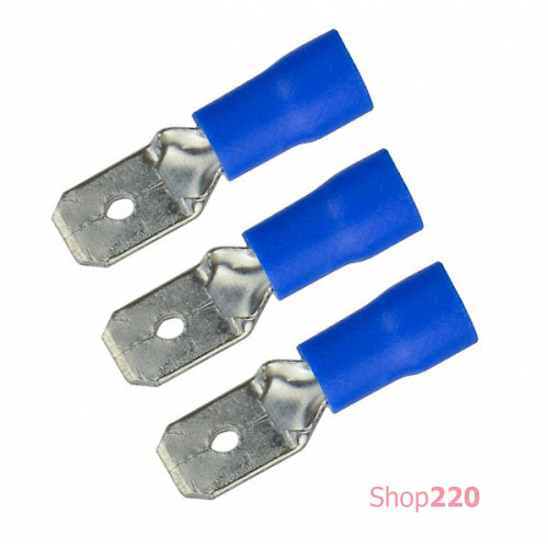Коннекторы с изоляцией 2-250 6,35x0,5/0,8 (100 шт.), "папа" МDD A0060020013