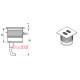 Розетка USB тип А+С в стол и мебель, белый, Versapick ASA 060.29Z.00043