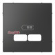Накладка USB розетки, антрацит, Merten MTN4367-6034