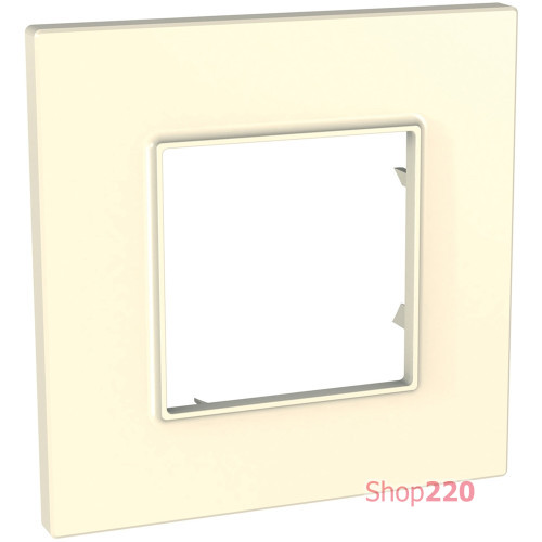 Рамка 1 место, слоновая кость, Unica Quadro MGU2.702.25 Schneider