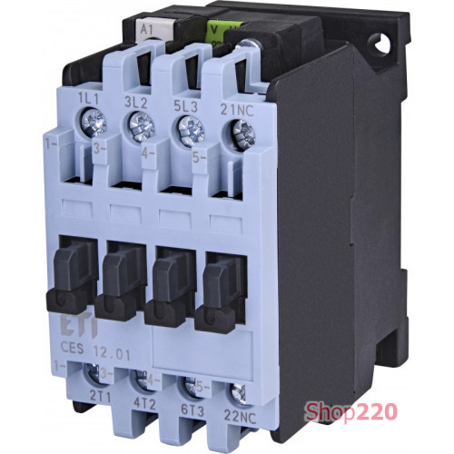 Контактор CES 12.01 (5,5 kW) 230V AC ETI 4646528