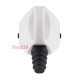 Вилка бытовая заземлением, 16А, угловая, белая, с ручкой, e.plug.angle.005.16,с Enext s9100046