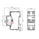 Дифавтомат 20А, 30мА, уставка C, ABB BMR415C20