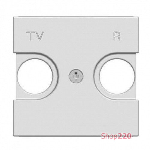 Накладка розетки TV+R, серебристый, Zenit ABB N2250.8 PL