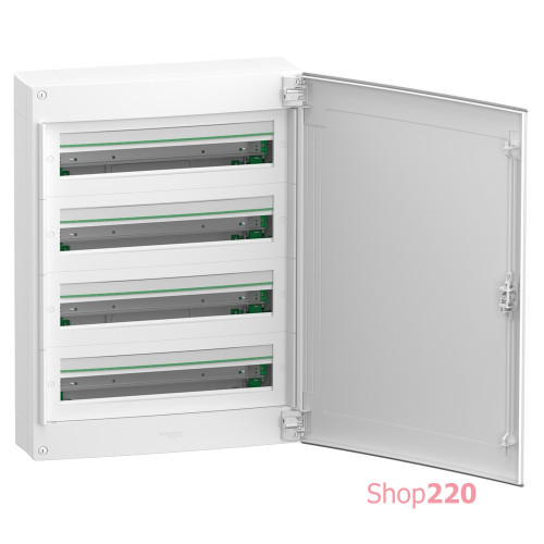 Распределительный щит навесной на 96 модулей, белая дверь, PrismaSeT XS Schneider Electric LVSXQ424