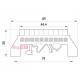 Шина на din-рейку в изолированном корпусе на 10 отверстий, e.bsi.pro.2.10 Enext p0650013