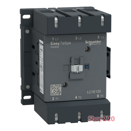 Контактор 3Р Е 120А АС3 ~220V 50 ГЦ LC1E120M5