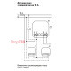 Датчик движения с выключателем, антрацит, 2 модуля, Unica New Schneider NU352554