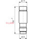 Сверхбыстрый предохранитель D01 UQ 10A 400V gR (50 kA) для защиты полупроводников ETI 4311004
