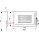 Прожектор светодиодный 150Вт, 6000К, e.LED.flood.stand.150.6000 ENEXT l0790006